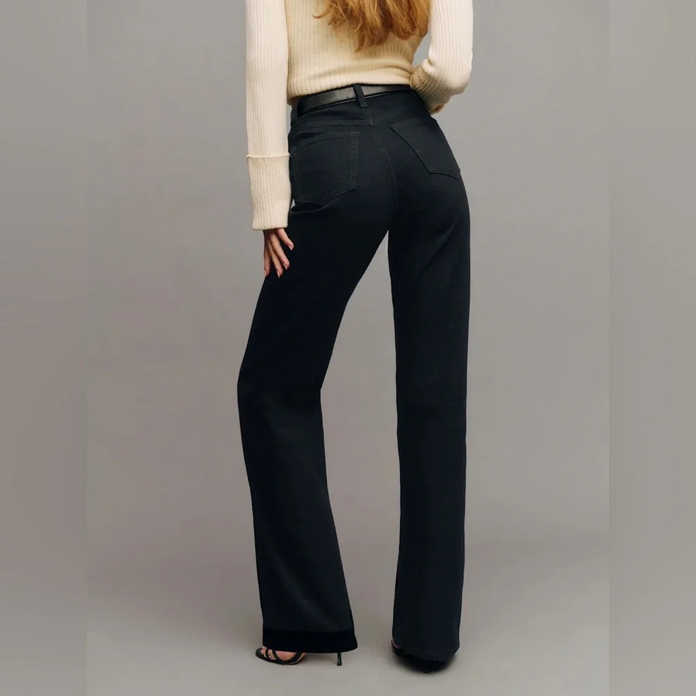 Reformation Wilder Stretch High Rise Wide Leg Jeans - Picture 3 of 14